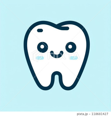 きれいな歯のイラスト 118681427