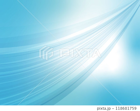 淡いライトブルーの波形抽象背景 118681759