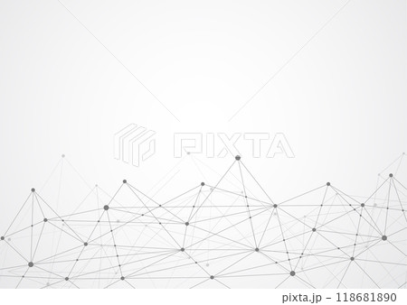Abstract Polygonal Space Background with Connecting Dots and Lines. Vector Illustration Abstract Polygonal Space Background with Connecting Dots and Lines. Vector Illustration 118681890