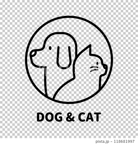 狗和貓的個人資料標誌 118681997