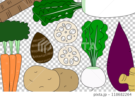 根菜のポストカード 根菜のポストカード 118682264