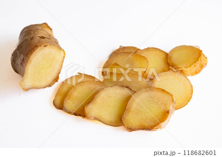 生姜のスライス 118682601