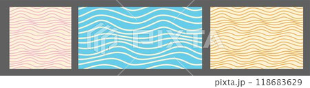 Wavy lines pattern Wavy lines pattern 118683629