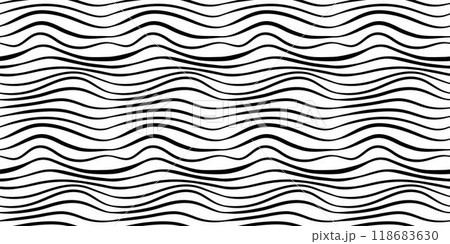 Wavy lines pattern Wavy lines pattern 118683630