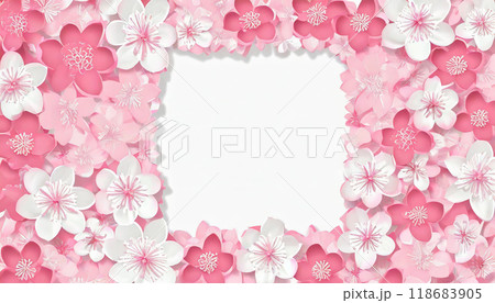 桜のフレーム,Generative AI AI画像 118683905
