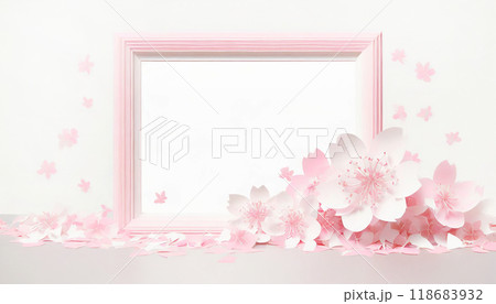 桜のフレーム,Generative AI AI画像 118683932
