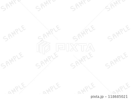 ウォーターマーク　サンプル　斜め　イラスト 118685021