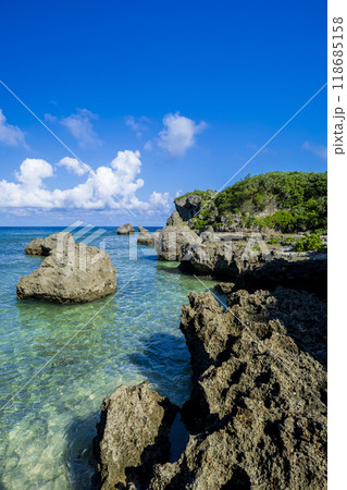 沖縄 海岸 空 沖縄 海岸 空 118685158