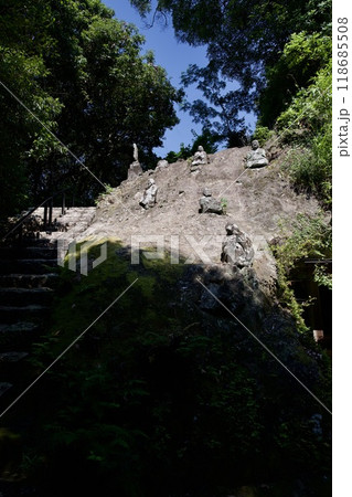 熊本市の平山の岩戸観音の五百羅漢 118685508