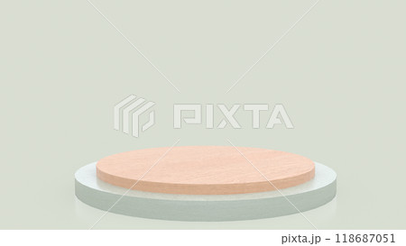 The pastel plate for present or advertising concept 3d rendering. The pastel plate for present or advertising concept 3d rendering. 118687051
