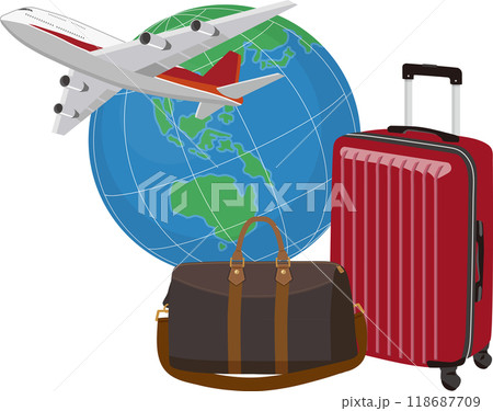 海外旅行　赤系 118687709