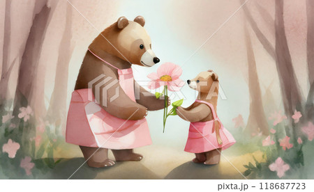 母の日,Generative AI,AI画像 118687723