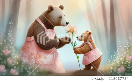 母の日,Generative AI,AI画像 母の日,Generative AI,AI画像 118687724