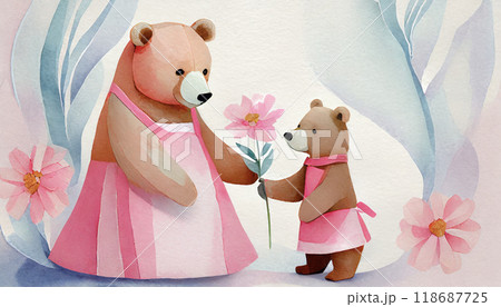 母の日,Generative AI,AI画像 118687725