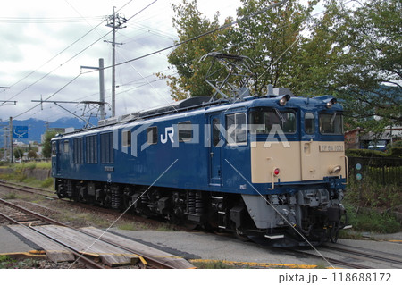 大糸線信濃大町にやってきたEF64-1031号機電気機関車_2024/9/22撮影 118688172