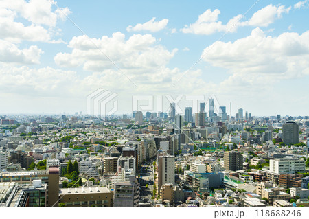 高層ビルから望む都市風景 高層ビルから望む都市風景 118688246