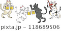 ビールを飲む猫 118689506