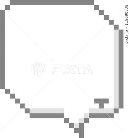 8bit retro game pixel speech bubble balloon icon sticker memo keyword planner text box banner, flat png isolated transparent element design 8bit retro game pixel speech bubble balloon icon sticker memo keyword planner text box banner, flat png isolated transparent element design 118690338