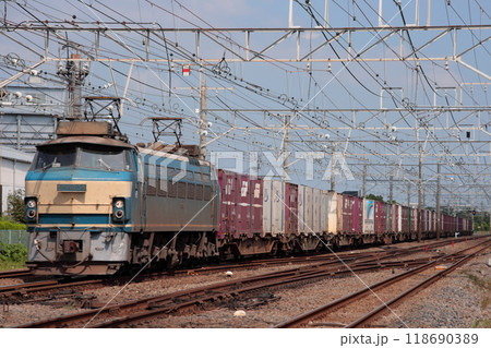 東海道貨物線を走行するEF66-39号機牽引の貨物列車(3075レ)_2009/9/17撮影 118690389