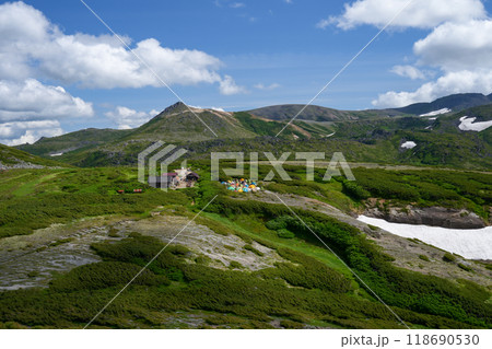 大雪山桂月岳からの赤岳　北海道絶景登山 118690530
