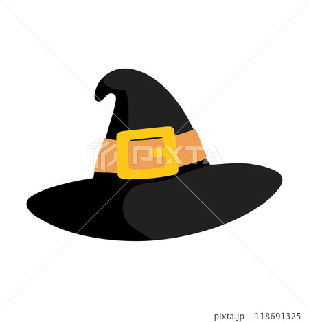 Wizard hat vector isolated illustration 118691325