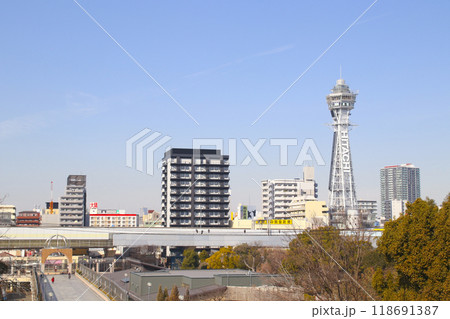 通天閣と天王寺/大阪府大阪市天王寺区茶臼山町 通天閣と天王寺/大阪府大阪市天王寺区茶臼山町 118691387
