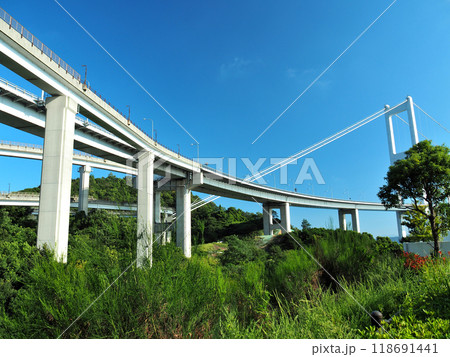 広島県＆愛媛県・しまなみ海道・来島海峡第三大橋（2015年） 118691441