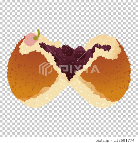 鹹櫻花半份櫻花麵包粉 118691774