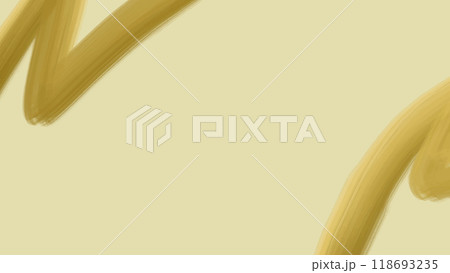 手描きのゴールドの背景イラスト素材　ベクター　テンプレート　カード　金色　高級感　コピースペース 118693235