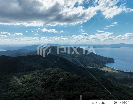 京都 舞鶴市の空山展望台 ドローン空撮 京都 舞鶴市の空山展望台 ドローン空撮 118693404