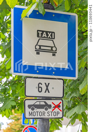 Taxi Station Motor Stop 118693441