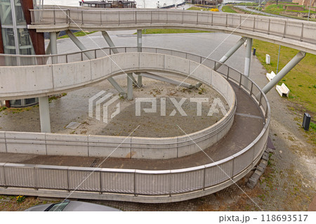 Curved Bike Ramp Curved Bike Ramp 118693517