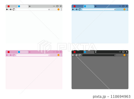 ブラウザウィンドウ　セット 118694963