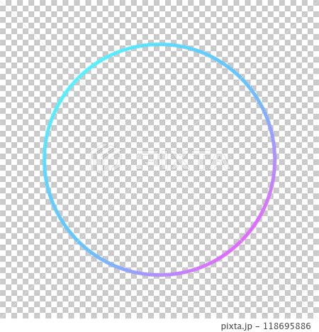 充滿活力的漸層圓形框架-簡約時尚的裝飾材料 118695886