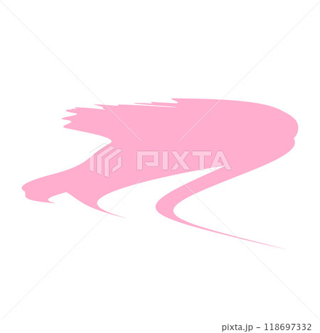 Abstract Liquid Splash Art In Bright Pink Tone. Colorful Vector Illustration with Dynamic, Wavy Shapes And Elements, Perfect For Modern Design Templates, Banners, And Posters. . Vector illustration 118697332