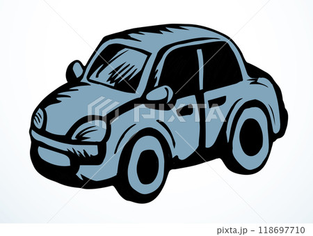 Toy Car. Vector drawing icon 118697710