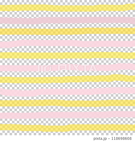 Pink Yellow Hand Drawn Stripe Pattern Background Overlay 118698608