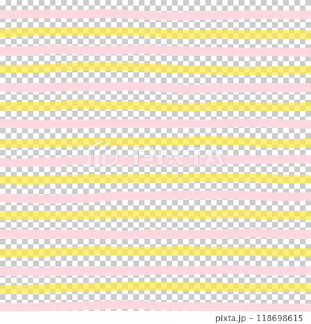 Pink Yellow Hand Drawn Stripe Pattern Background Overlay 118698615