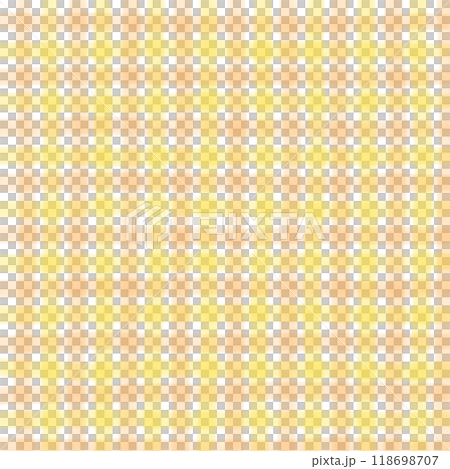 Orange Yellow Gingham Check Hand Drawn Pattern Background Overlay 118698707