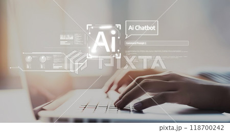 Human interact with AI artificial intelligence virtual assistant EIDE Human interact with AI artificial intelligence virtual assistant EIDE 118700242