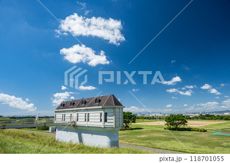 淀川河川公園小屋元地区風景　寝屋川市 118701055