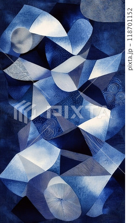 Blue Serenity: Indigo Harmony 118701152