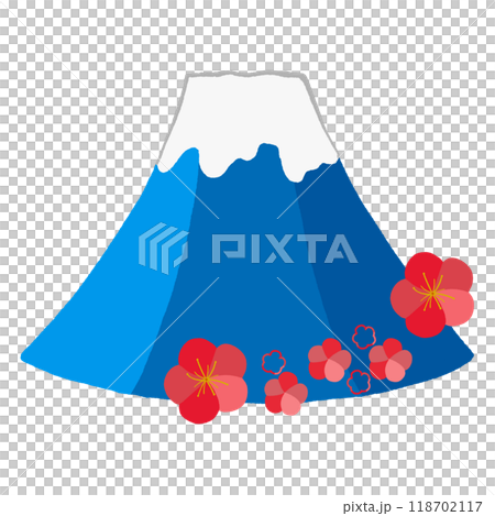 梅花和富士山 梅花和富士山 118702117