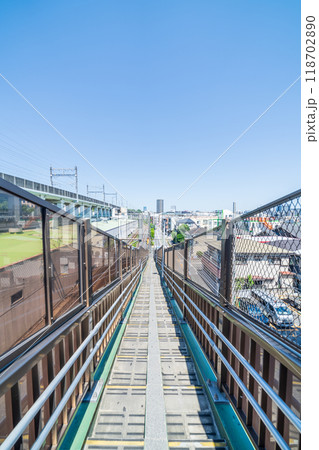 「東京都」JR上中里駅周辺の風景 「東京都」JR上中里駅周辺の風景 118702890