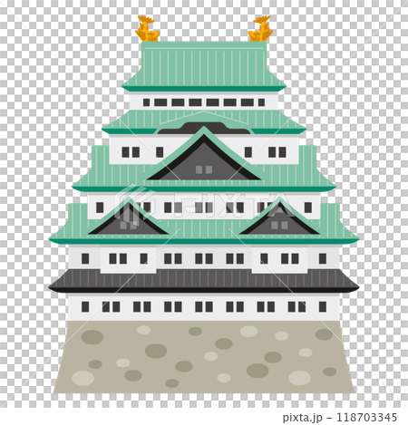 Illustration of Nagoya Castle Illustration of Nagoya Castle 118703345