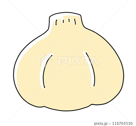 ゆるめシンプルにんにく　ベタ塗り 118703530