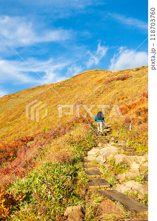 秋の唐松岳登山（八方池山荘～八方山） 118703760