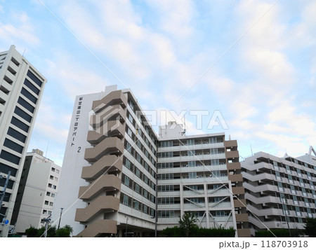 アパートのある風景|東雲 アパートのある風景|東雲 118703918