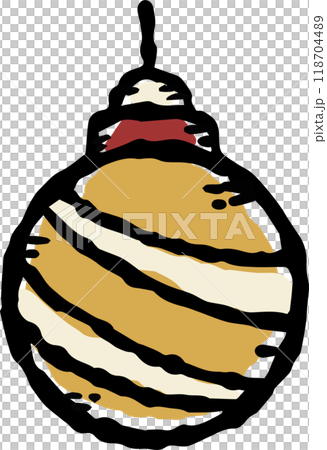 簡單的手寫裝飾圖示-聖誕節、冬天、活動 118704489