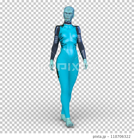 Female alien Female alien 118706322